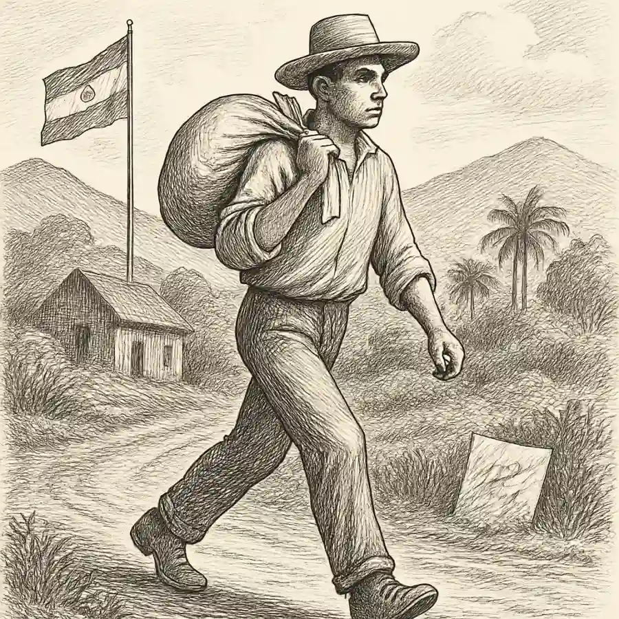 El día a día como filosofía real — ilustración Ilustración en grabado sobre El día a día como filosofía real