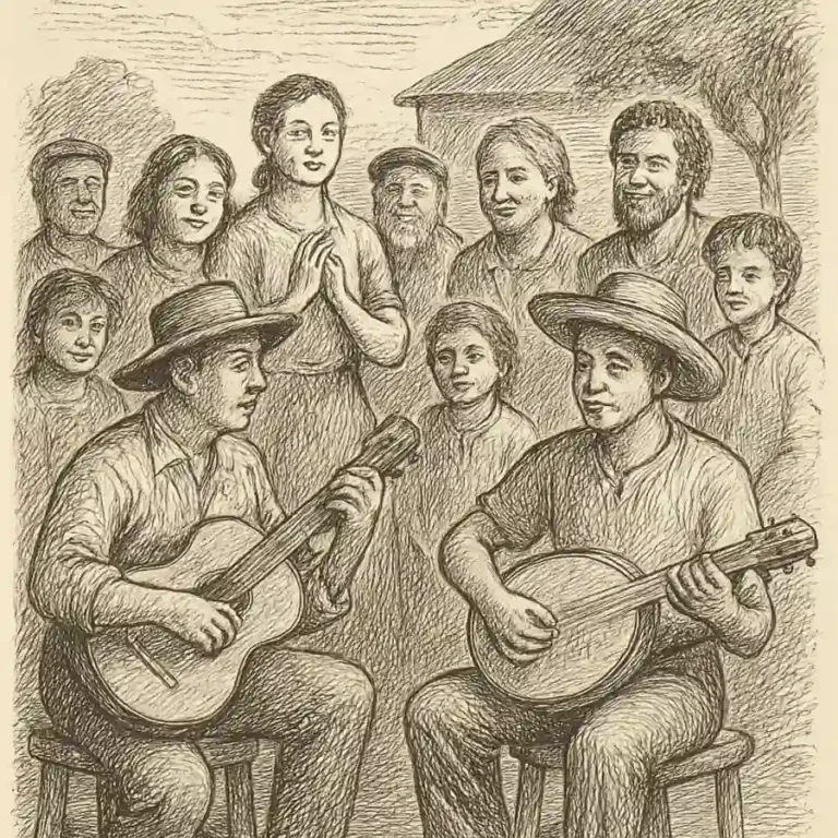 Ilustración en grabado sobre El solar de Monimbó no es un lugar: es una manera de juntarse