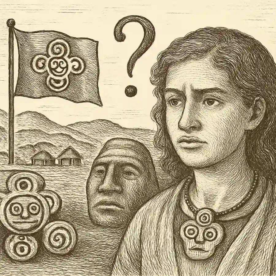 La cultura taína no es un logo: es una pregunta que me persigue — ilustración Ilustración en grabado sobre La cultura taína no es un logo: es una pregunta que me persigue