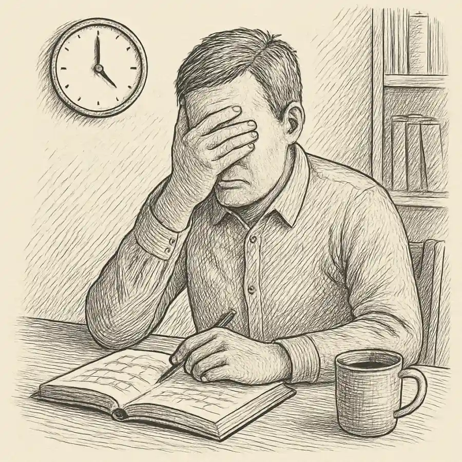 Ilustración en grabado sobre Mi problema no era “falta de tiempo”: era vergüenza de aprender tarde