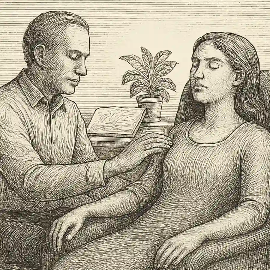 Energía: una palabra torpe para algo real — ilustración Ilustración en grabado sobre Energía: una palabra torpe para algo real