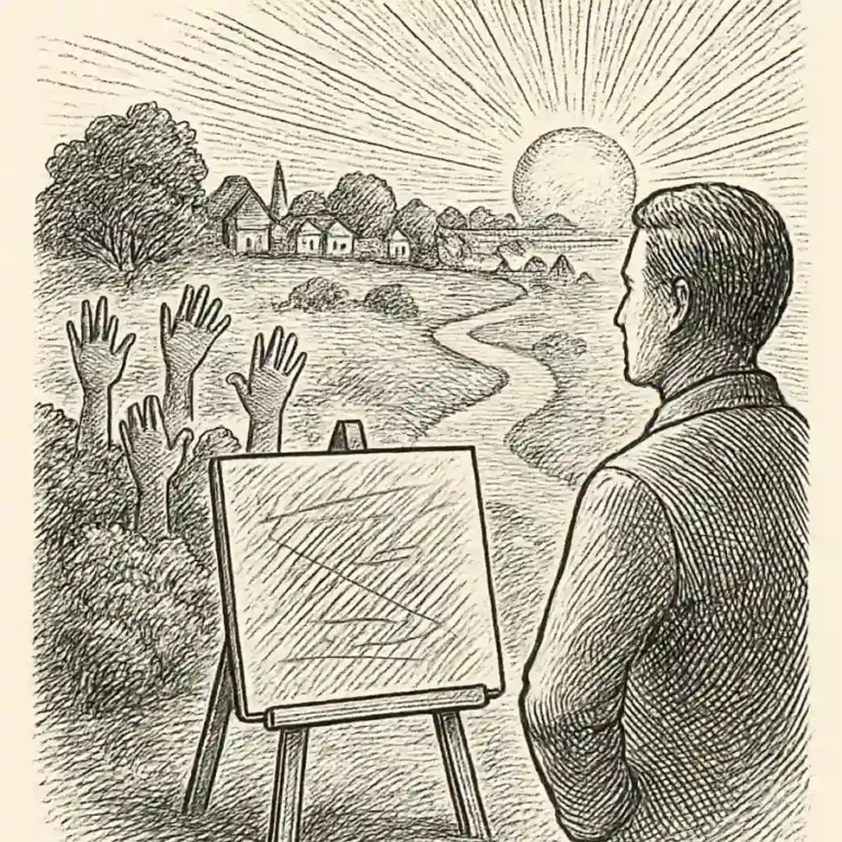 Ilustración en grabado sobre Futuro en modo prueba