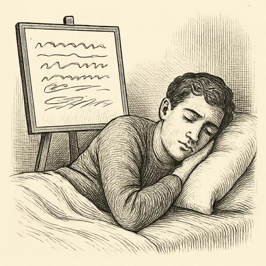 Descansar también es válido — ilustración Ilustración en grabado sobre Descansar también es válido