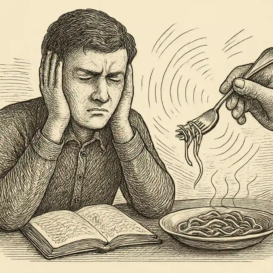 El sonido que me saca de mí — ilustración Ilustración en grabado sobre El sonido que me saca de mí