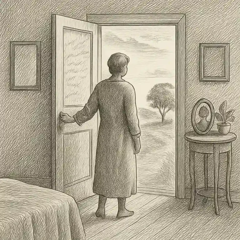 Ilustración en grabado sobre Mudarse por dentro, sin irse