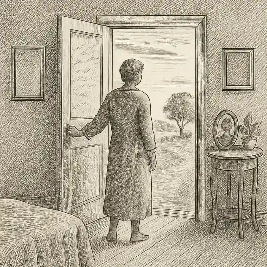 Mudarse por dentro, sin irse — ilustración Ilustración en grabado sobre Mudarse por dentro, sin irse