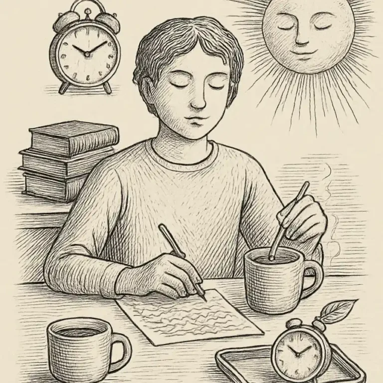 Ilustración en grabado sobre Rituales tontos, días más ligeros