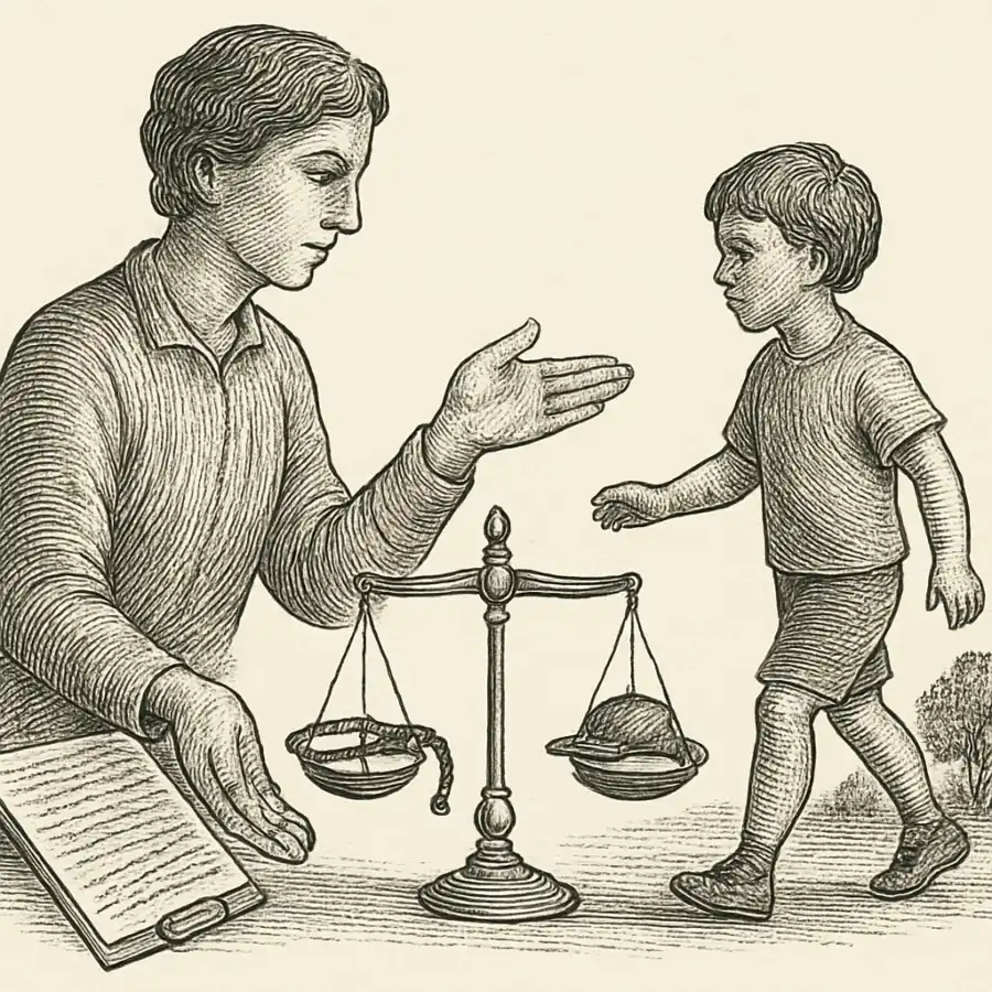 Ni mano dura ni anarquía — ilustración Ilustración en grabado sobre Ni mano dura ni anarquía