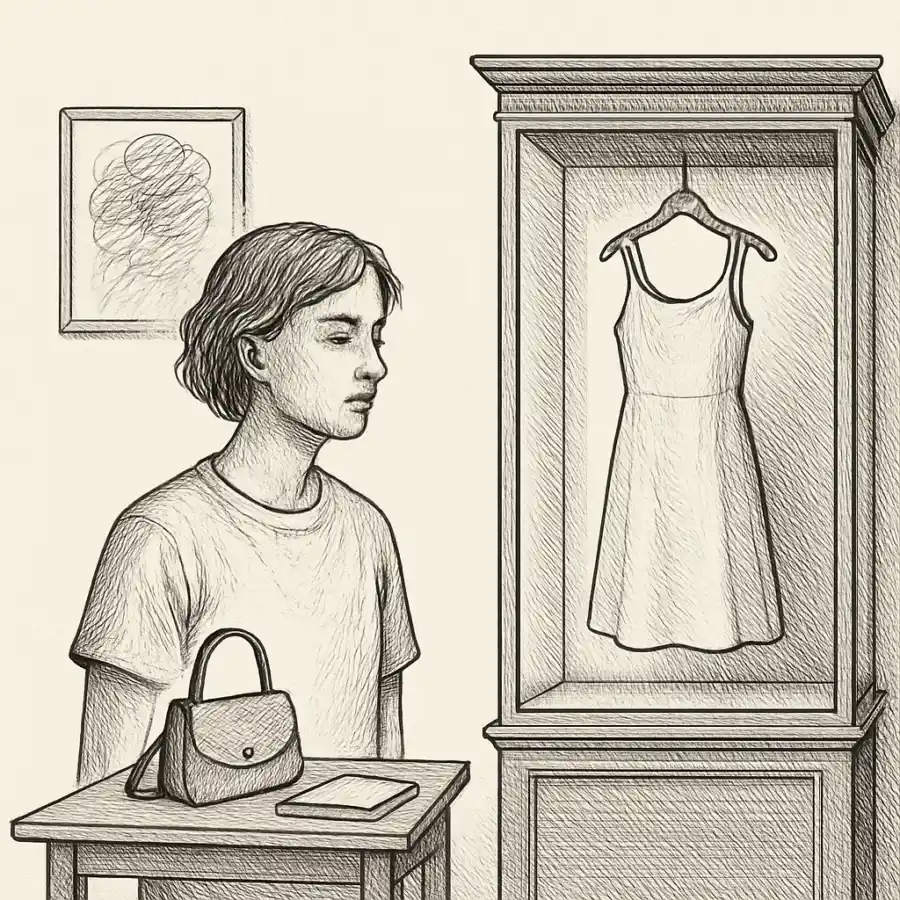 Ilustración en grabado sobre Minimalismo: ¿libertad o vitrina?