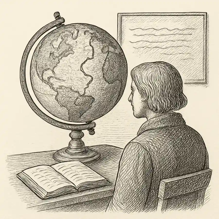 Ilustración en grabado sobre Ucronías: cuando el mundo se tuerce