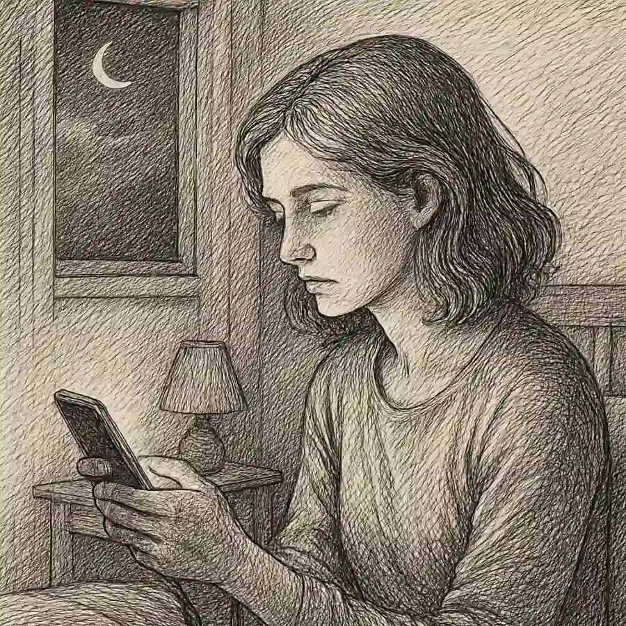 La soledad que me contesta — ilustración Ilustración en grabado sobre La soledad que me contesta