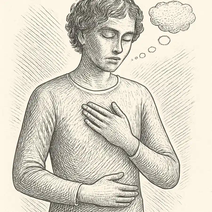 Ilustración en grabado sobre Mi cuerpo ya me avisaba