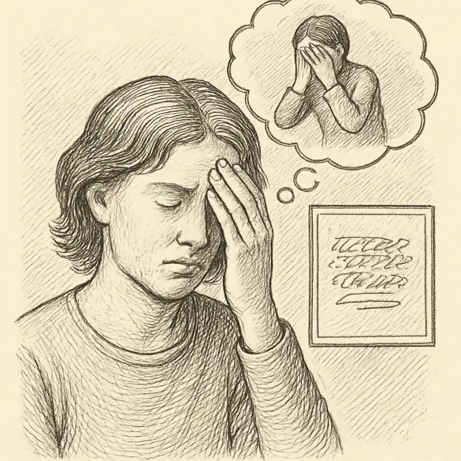 Ilustración en grabado sobre Todavía me acuerdo de esa tontería