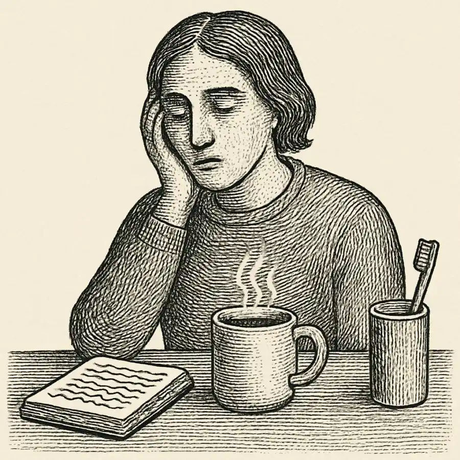 Mi vida se sostiene en bobadas — ilustración Ilustración en grabado sobre Mi vida se sostiene en bobadas
