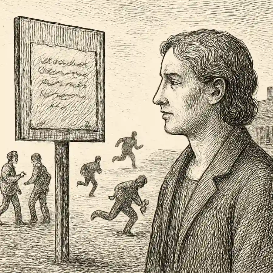 Cuando nada nos amarra — ilustración Ilustración en grabado sobre Cuando nada nos amarra