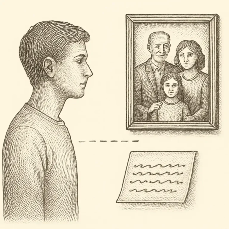 Ilustración en grabado sobre La distancia también cuida