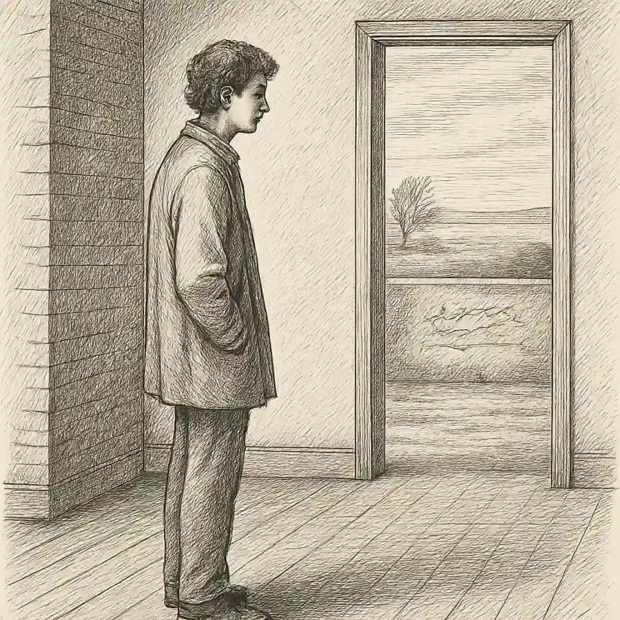 Lo que no sé nombrar — ilustración Ilustración en grabado sobre Lo que no sé nombrar