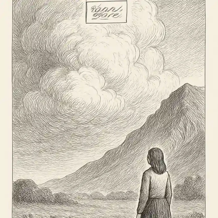 Ilustración en grabado sobre Vivir dentro de algo inmenso