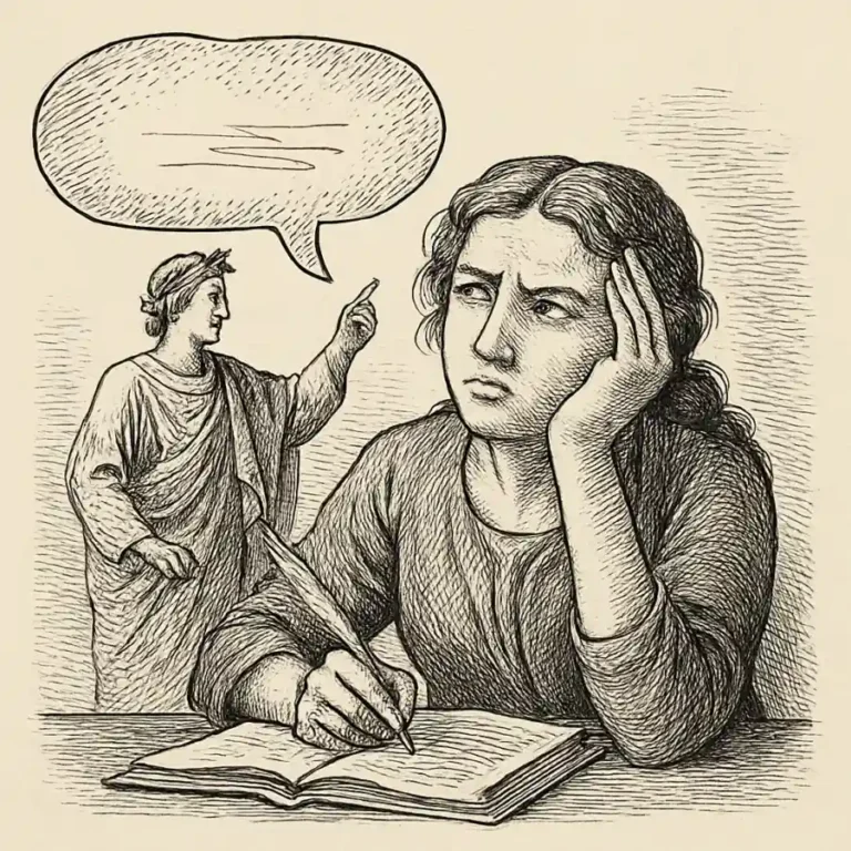 Ilustración en grabado sobre El sentido común no siempre piensa