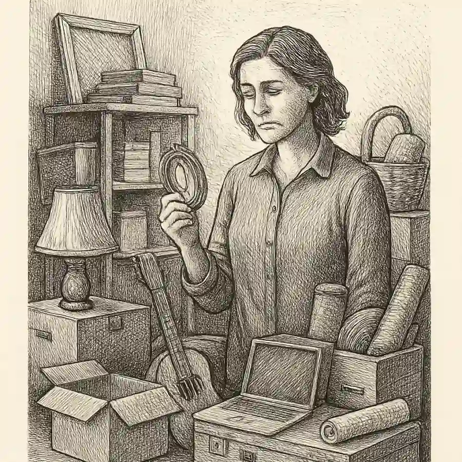 Ilustración en grabado sobre El trastero y la promesa de durar