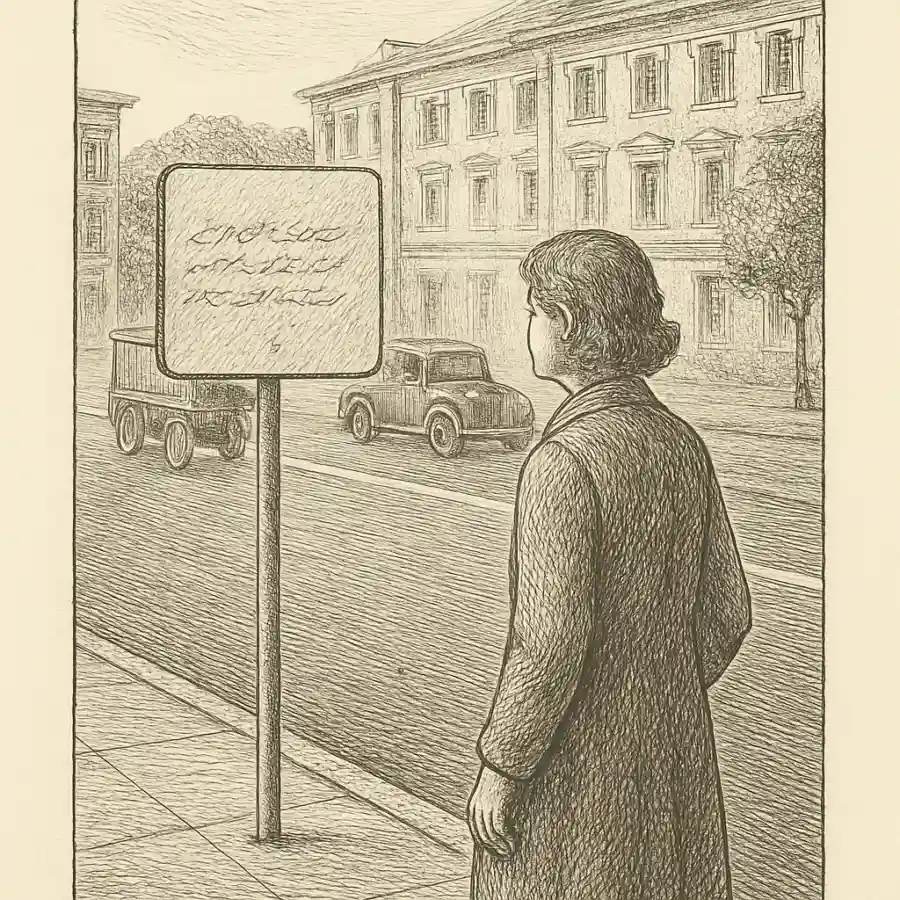 Carta para quien duda antes de cruzar — ilustración Ilustración en grabado sobre Carta para quien duda antes de cruzar