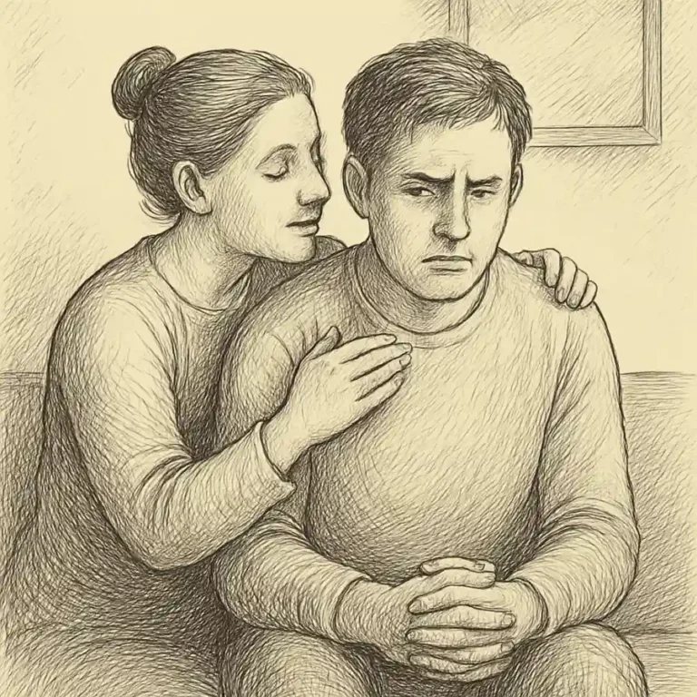 Ilustración en grabado sobre Me cuesta recibir cariño sin ponerme incómodo