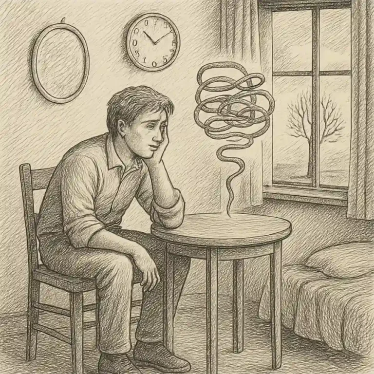 Ilustración en grabado sobre Me anda rondando qué estoy haciendo con mi vida
