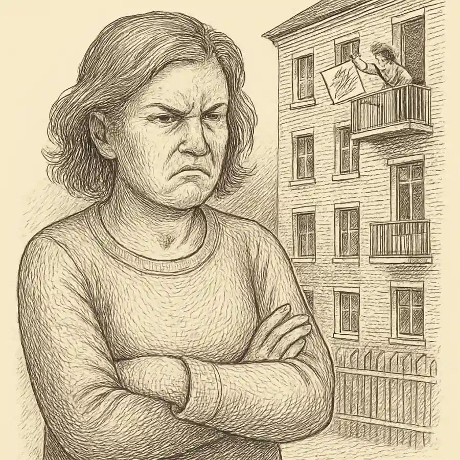 Me dio rabia el famoso “cálmate — ilustración Ilustración en grabado sobre Me dio rabia el famoso “cálmate