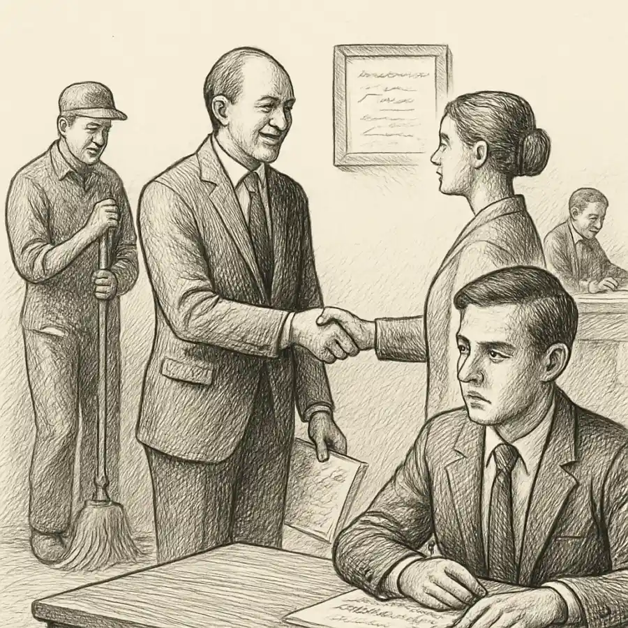 Me incomoda cómo repartimos el respeto — ilustración Ilustración en grabado sobre Me incomoda cómo repartimos el respeto