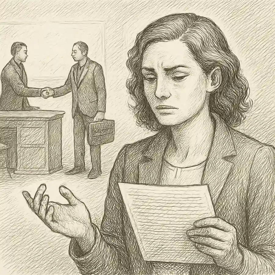 Hice un favor que no era tan limpio — ilustración Ilustración en grabado sobre Hice un favor que no era tan limpio