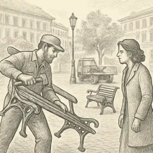 Ordenar la plaza quitando dónde sentarse