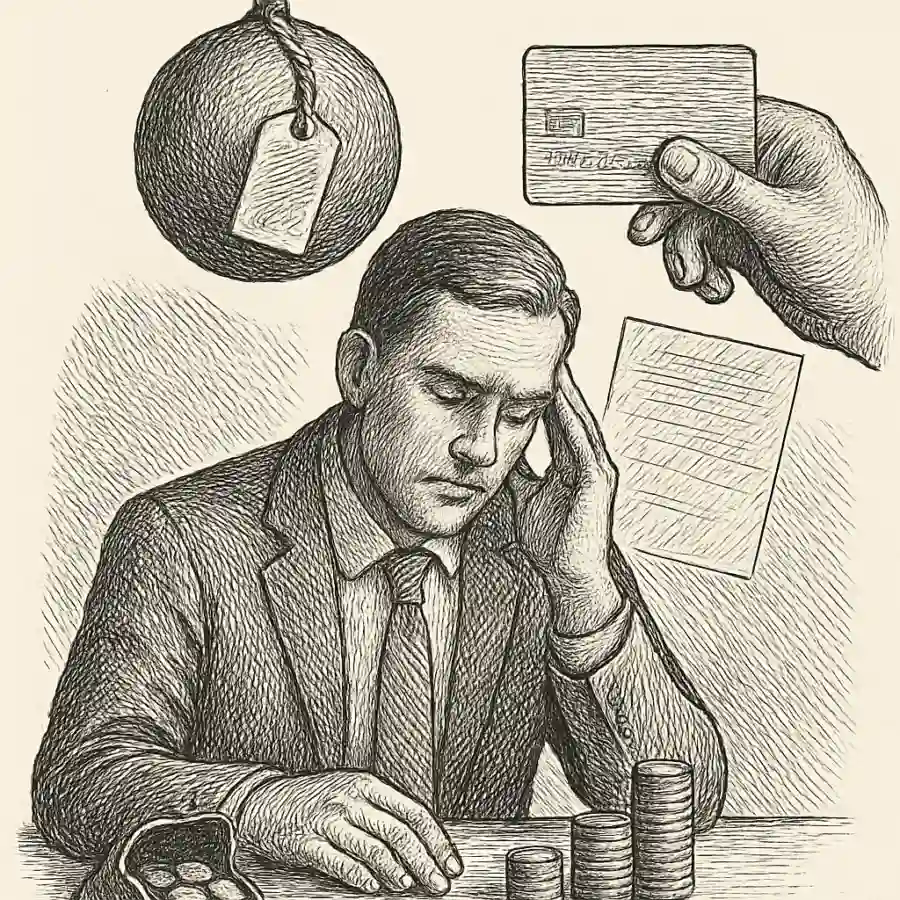 Ilustración en grabado sobre Elegir en pagos no siempre es elegir