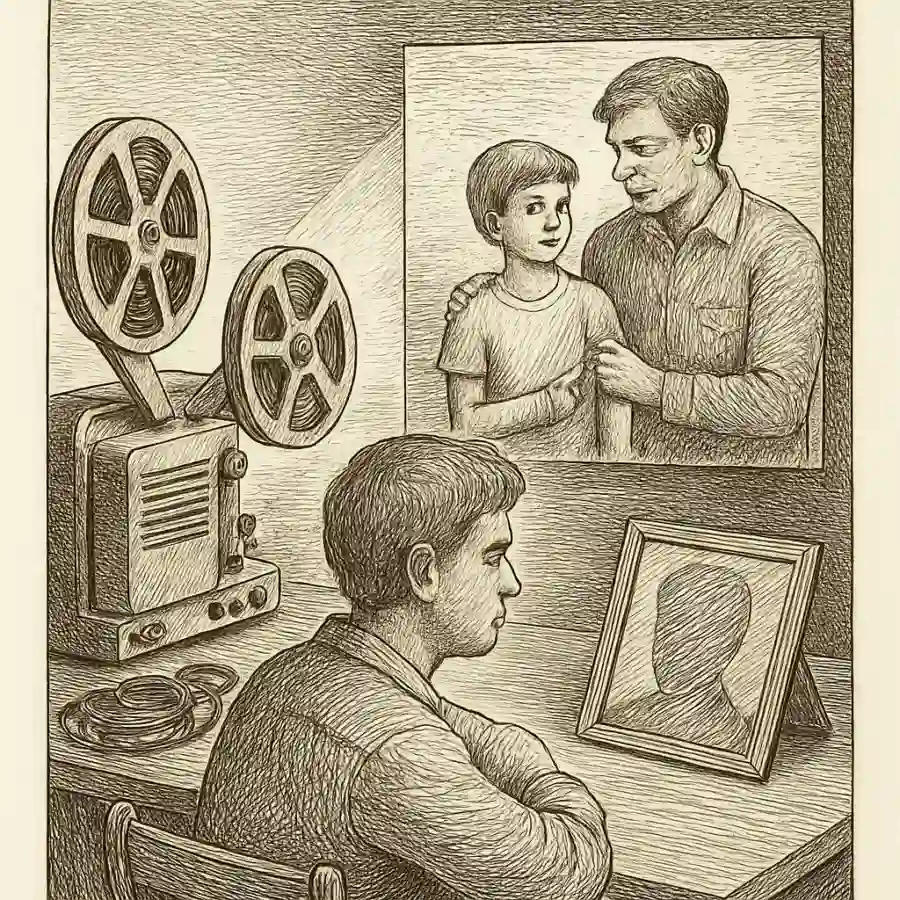 Ilustración en grabado sobre Proteger una herida y falsificar una vida