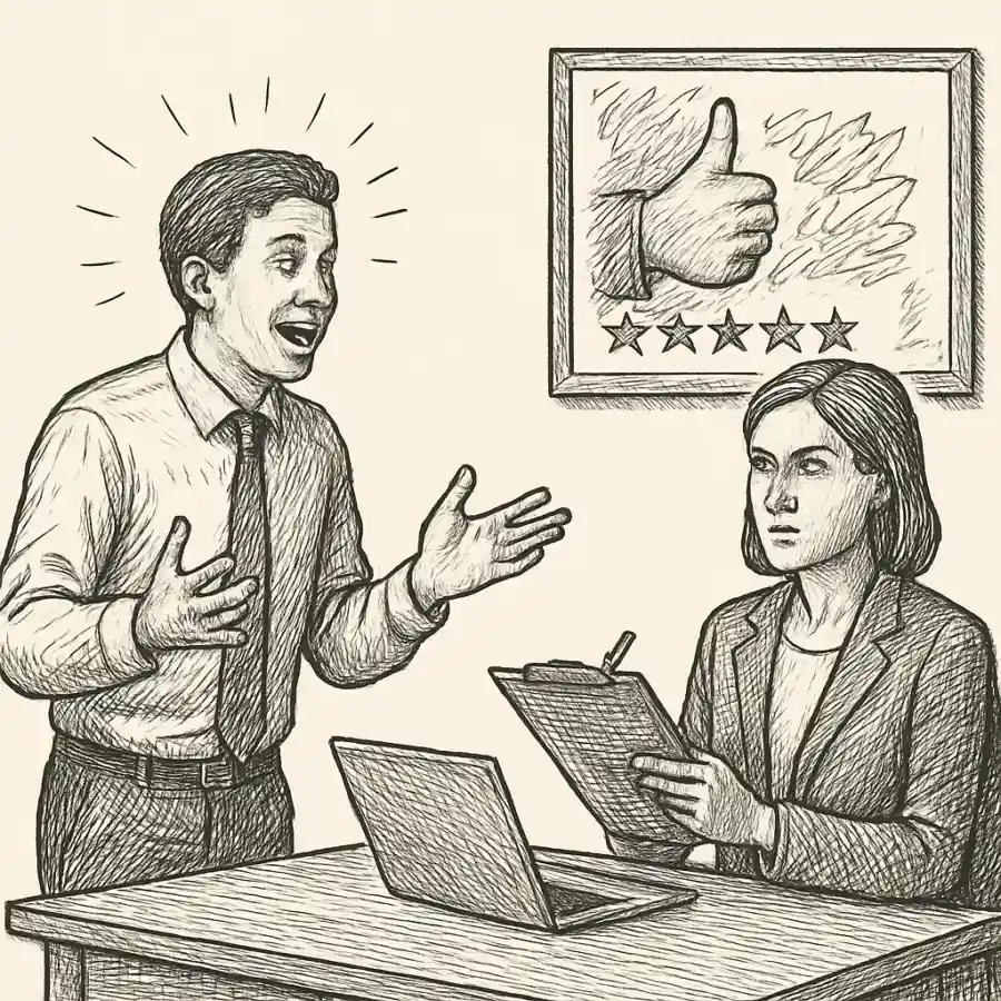 Ilustración en grabado sobre Ser espontáneos bajo evaluación