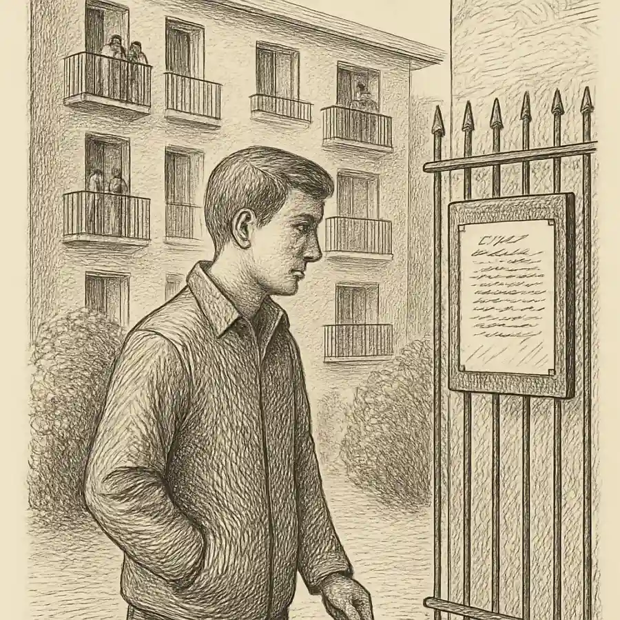 Ilustración en grabado sobre Prometer hogar y exigir invisibilidad
