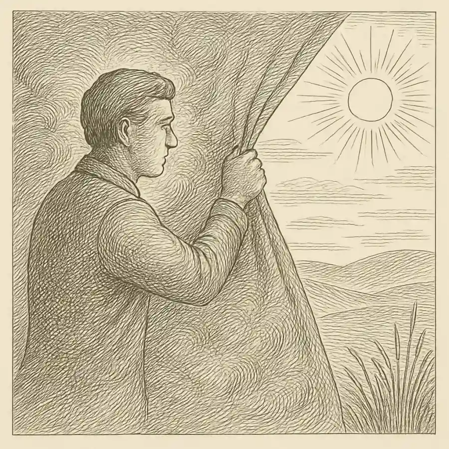 Ilustración en grabado sobre Buscar claridad y extrañar la niebla