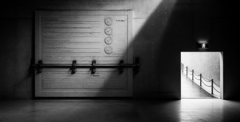 La regla necesita una puerta para la urgencia